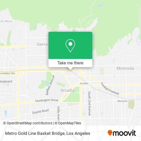 Metro Gold Line Basket Bridge map