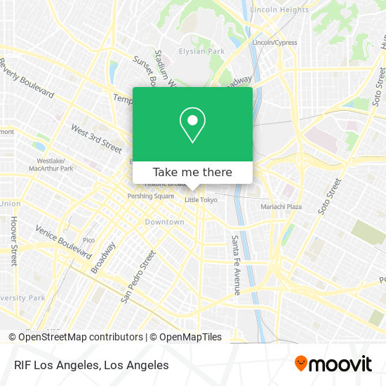 Mapa de RIF Los Angeles