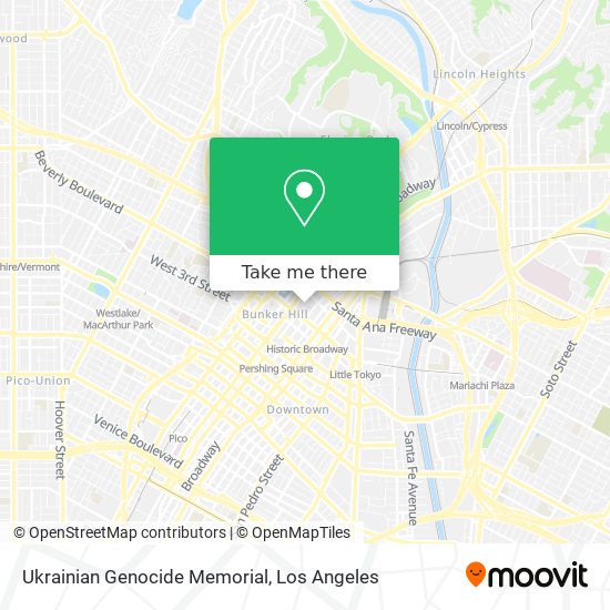 Mapa de Ukrainian Genocide Memorial