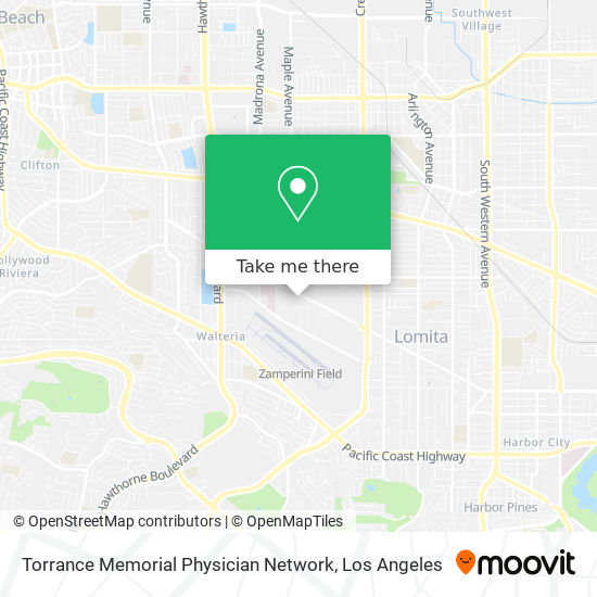 Mapa de Torrance Memorial Physician Network