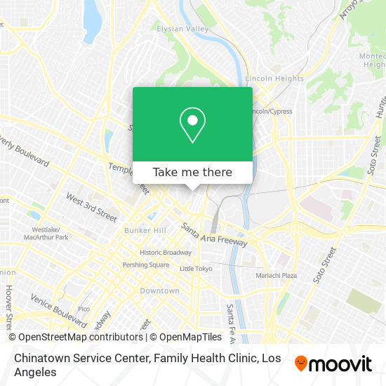 Mapa de Chinatown Service Center, Family Health Clinic