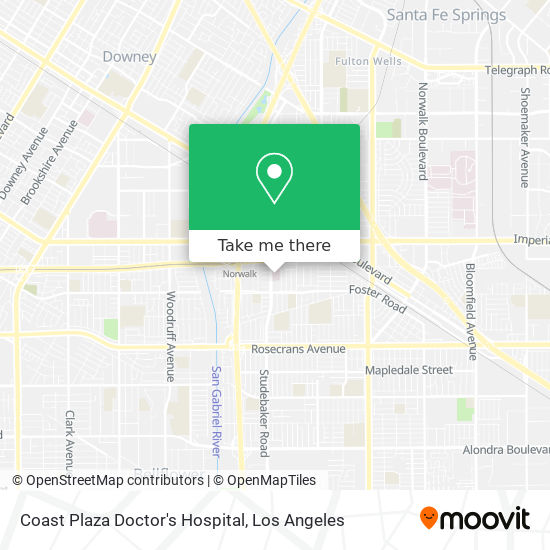 Mapa de Coast Plaza Doctor's Hospital