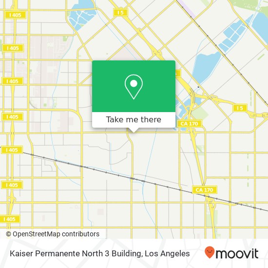 Kaiser Permanente North 3 Building map