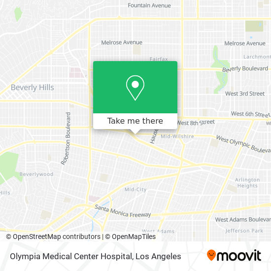 Mapa de Olympia Medical Center Hospital