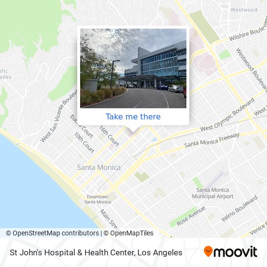 Mapa de St John's Hospital & Health Center