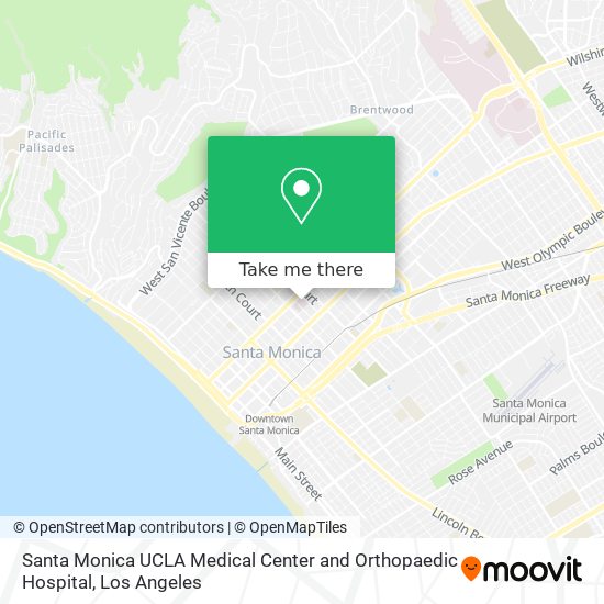 Mapa de Santa Monica UCLA Medical Center and Orthopaedic Hospital