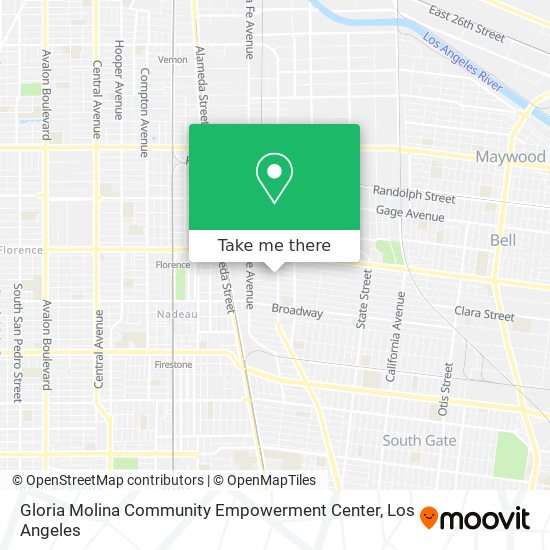 Mapa de Gloria Molina Community Empowerment Center
