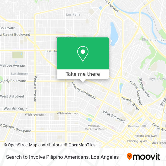 Mapa de Search to Involve Pilipino Americans