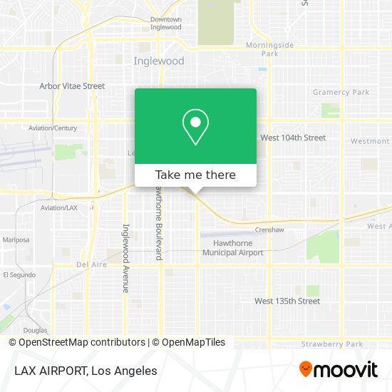 LAX AIRPORT map