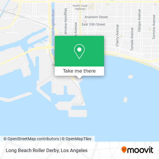 Mapa de Long Beach Roller Derby