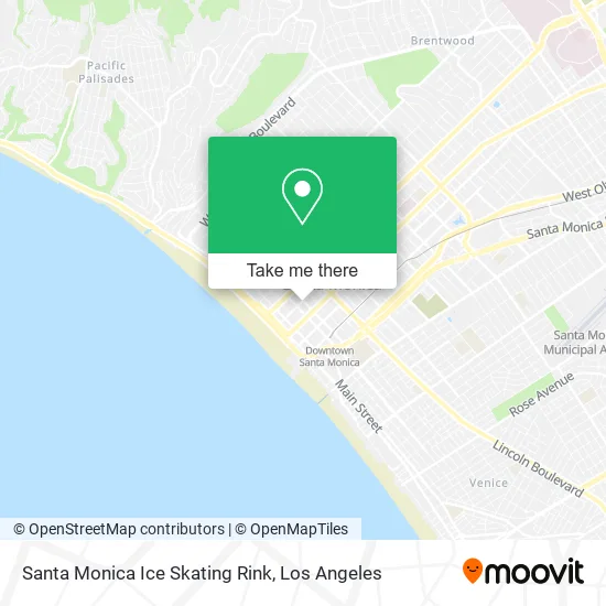 Santa Monica Ice Skating Rink map