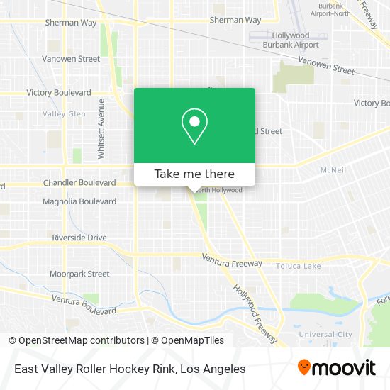East Valley Roller Hockey Rink map
