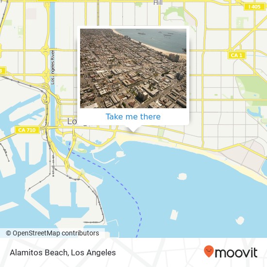Alamitos Beach map