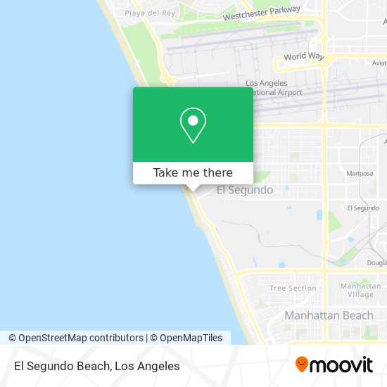 El Segundo Beach map