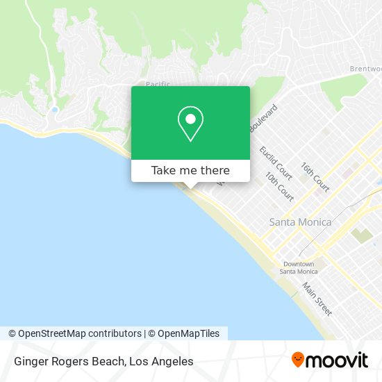 Mapa de Ginger Rogers Beach