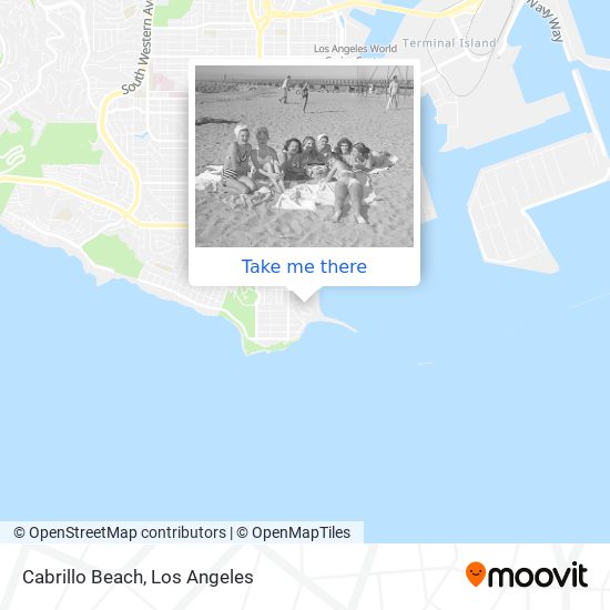 Cabrillo Beach map