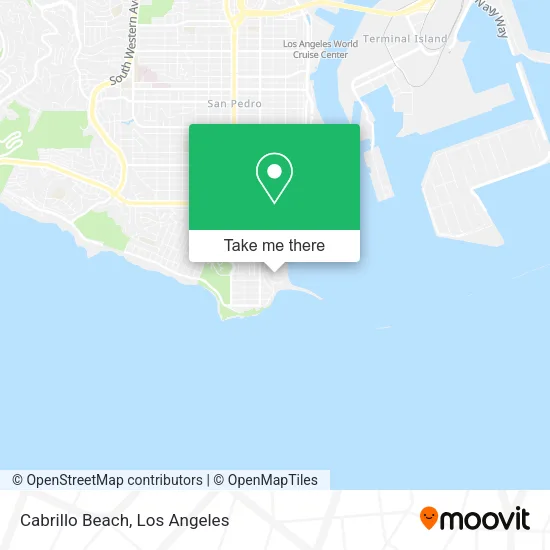 Cabrillo Beach map