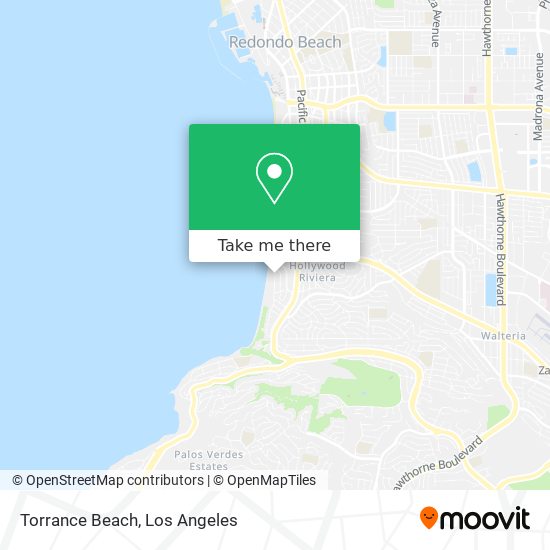 Torrance Beach map