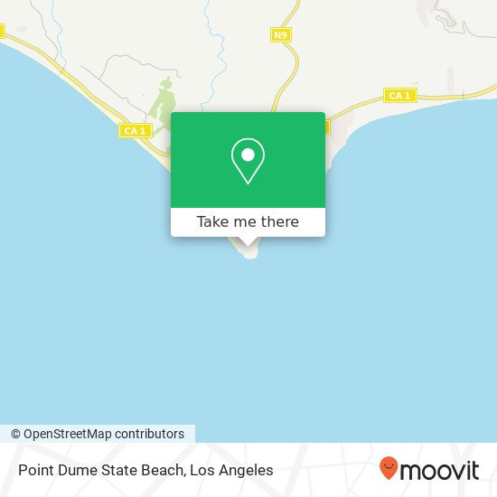 Mapa de Point Dume State Beach