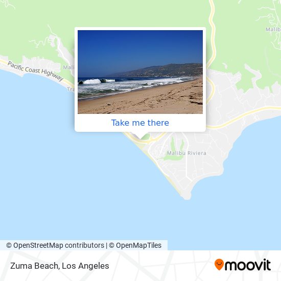 Zuma Beach map