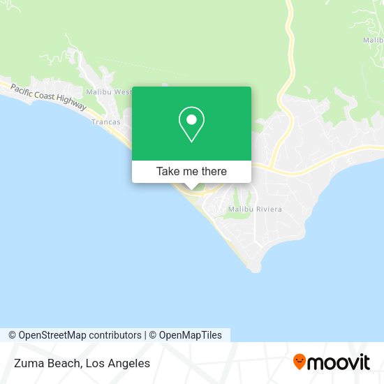 Mapa de Zuma Beach