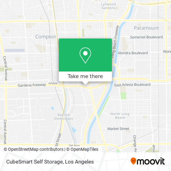 CubeSmart Self Storage map