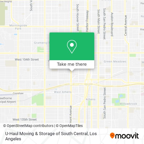 Mapa de U-Haul Moving & Storage of South Central
