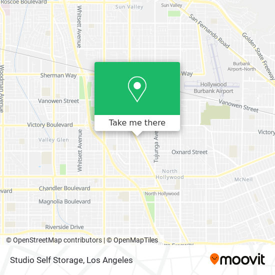 Studio Self Storage map