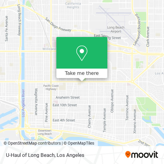 U-Haul of Long Beach map