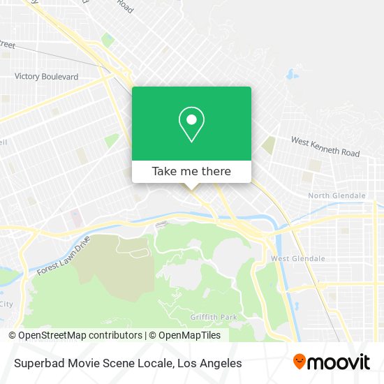 Superbad Movie Scene Locale map