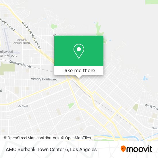 Mapa de AMC Burbank Town Center 6