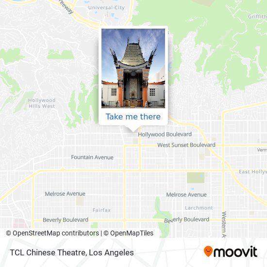 TCL Chinese Theatre map