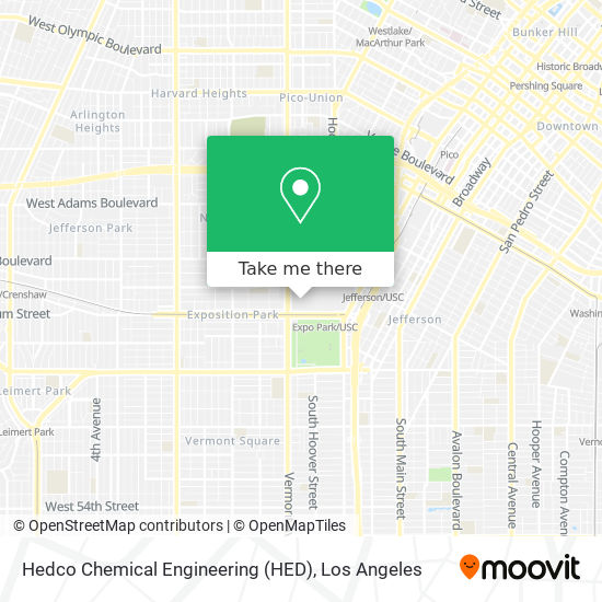 Hedco Chemical Engineering (HED) map