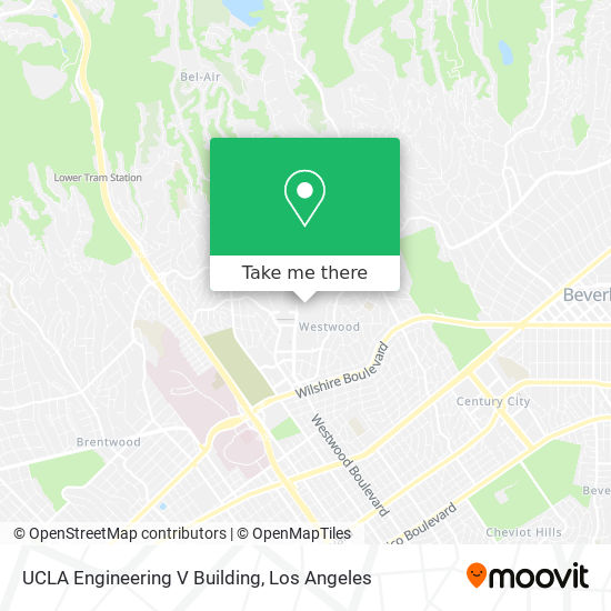 UCLA Engineering V Building map