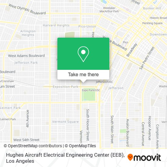 Mapa de Hughes Aircraft Electrical Engineering Center (EEB)