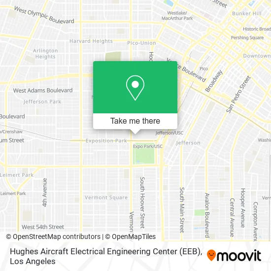 Mapa de Hughes Aircraft Electrical Engineering Center (EEB)