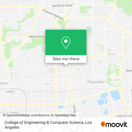 College of Engineering & Computer Science map