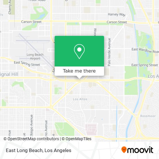 Mapa de East Long Beach
