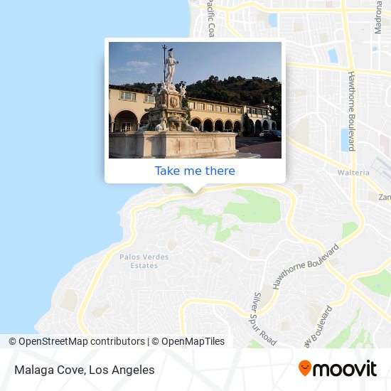 Mapa de Malaga Cove