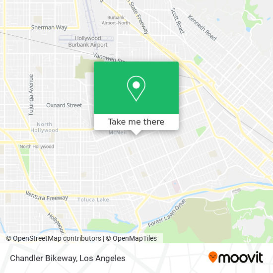 Chandler Bikeway map