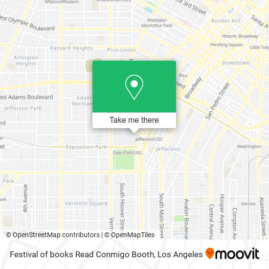 Mapa de Festival of books Read Conmigo Booth