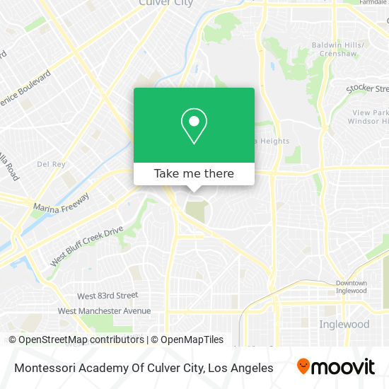 Montessori Academy Of Culver City map