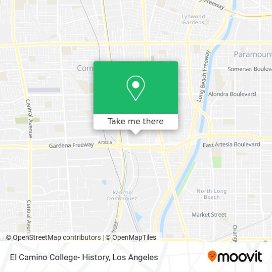 El Camino College- History map