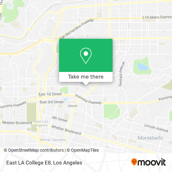 East LA College E8 map
