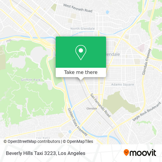 Beverly Hills Taxi 3223 map