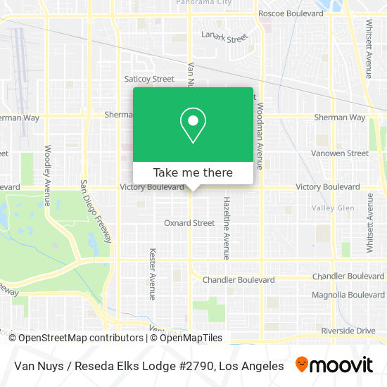 Van Nuys / Reseda Elks Lodge #2790 map