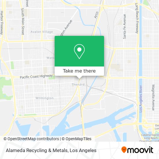 Mapa de Alameda Recycling & Metals