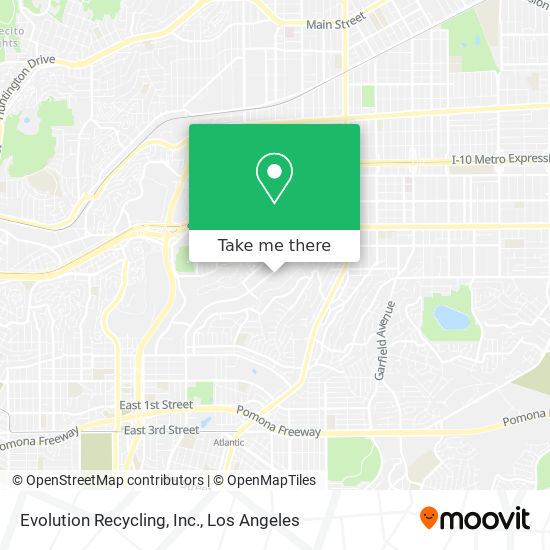 Evolution Recycling, Inc. map