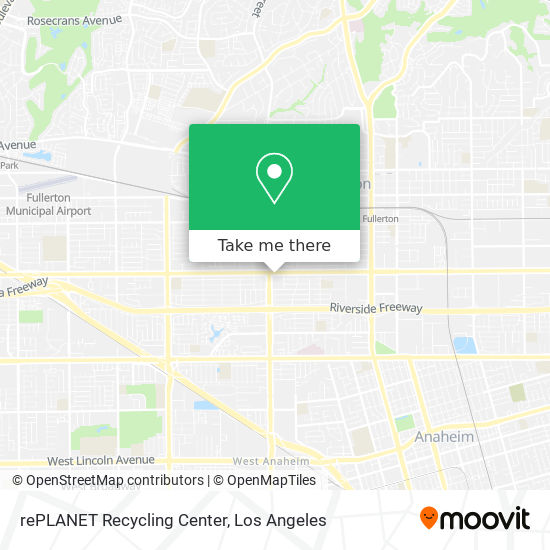 rePLANET Recycling Center map