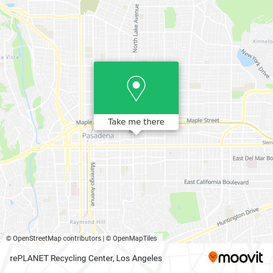 rePLANET Recycling Center map